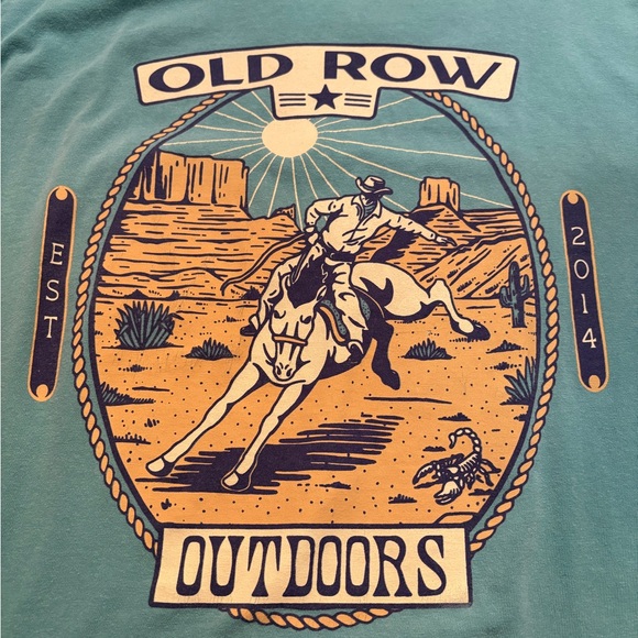 Old Row Outdoors Graphic Pocket T-Shirt Size Large - Picture 5 of 5